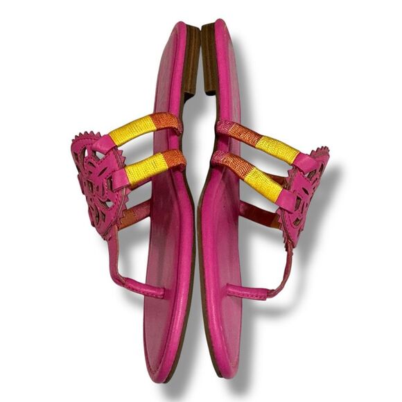 Circus by Sam Edelman Canyon Pink Slip On Thong Sandals Flip Flops - Picture 3 of 10